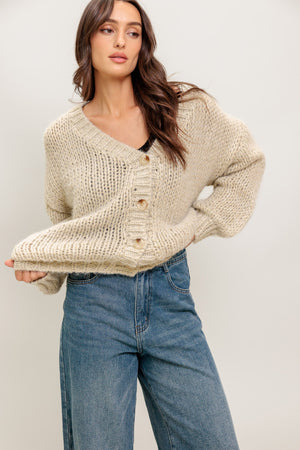 WEEKEND WARMTH SWEATER KNIT CARDIGAN