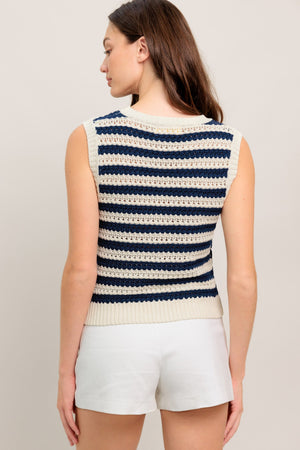 CLEAN COAST KNIT TOP