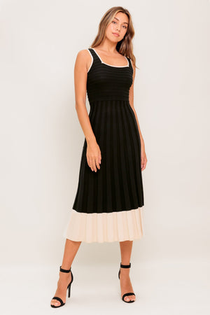 MODERN MUSE KNIT MIDI DRESS