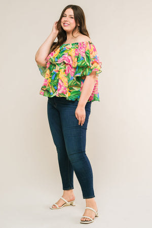 I'Ll Be Loving You Woven Top