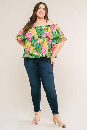 I'Ll Be Loving You Woven Top