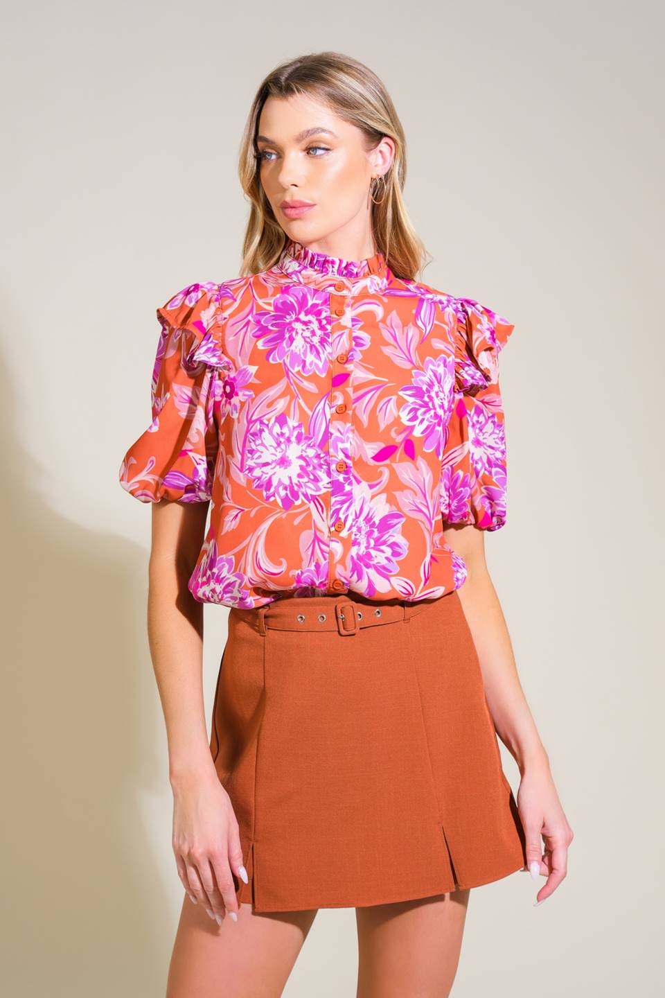 Memories in Focus Woven Top
