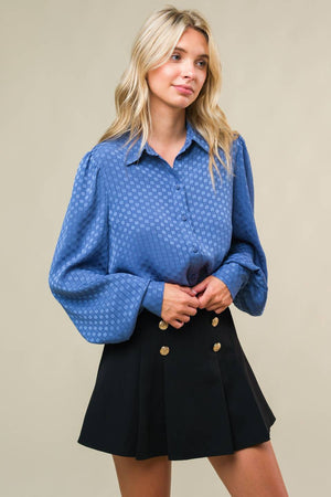 THINK OF ME WOVEN TOP