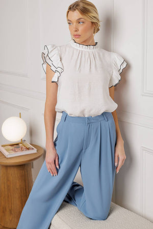 Push the Limit Woven Top