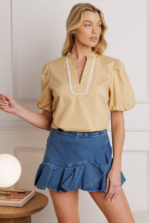High Standards Woven Top
