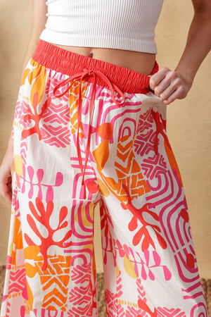 Over You Again Woven Top and Pant Set
