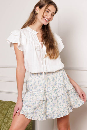 CLOSER THAN EVER WOVEN TOP