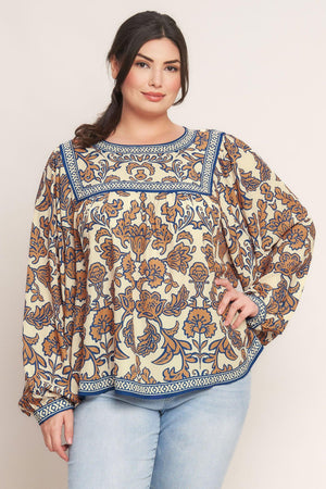 BOHEME MEADOW WOVEN TOP