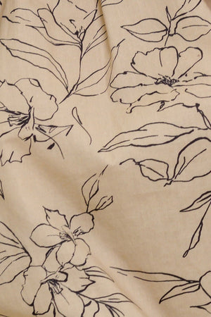 BOTANICAL LUXE WOVEN TOP