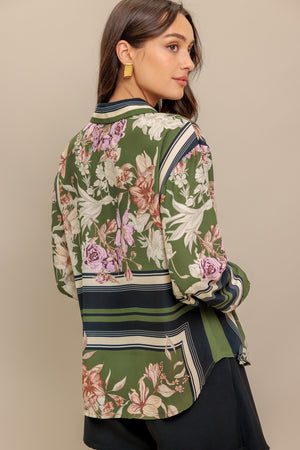 GARDEN CLUB  WOVEN TOP