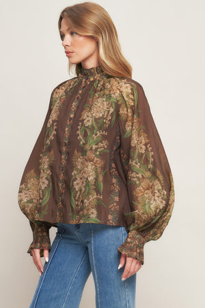 CELEBRITY MOMENT WOVEN TOP