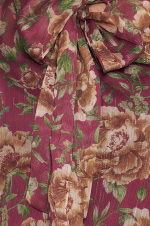 WHISPERING GARDEN WOVEN TOP