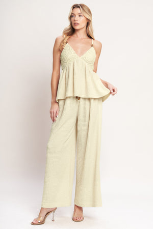 DESERT BLOOM WOVEN TOP