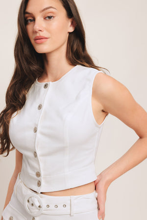 EASY WEAR WESTERN WOVEN TOP