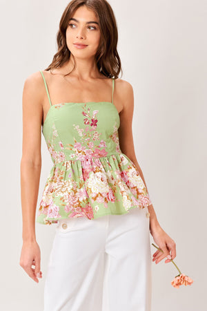 Soft Garden Woven Top