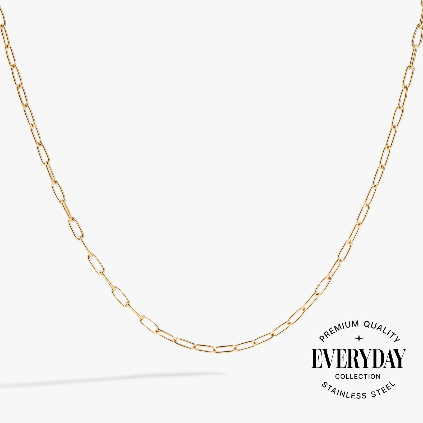 Paperclip Charm & Layering Necklace