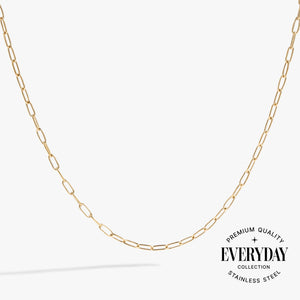 Paperclip Charm & Layering Necklace