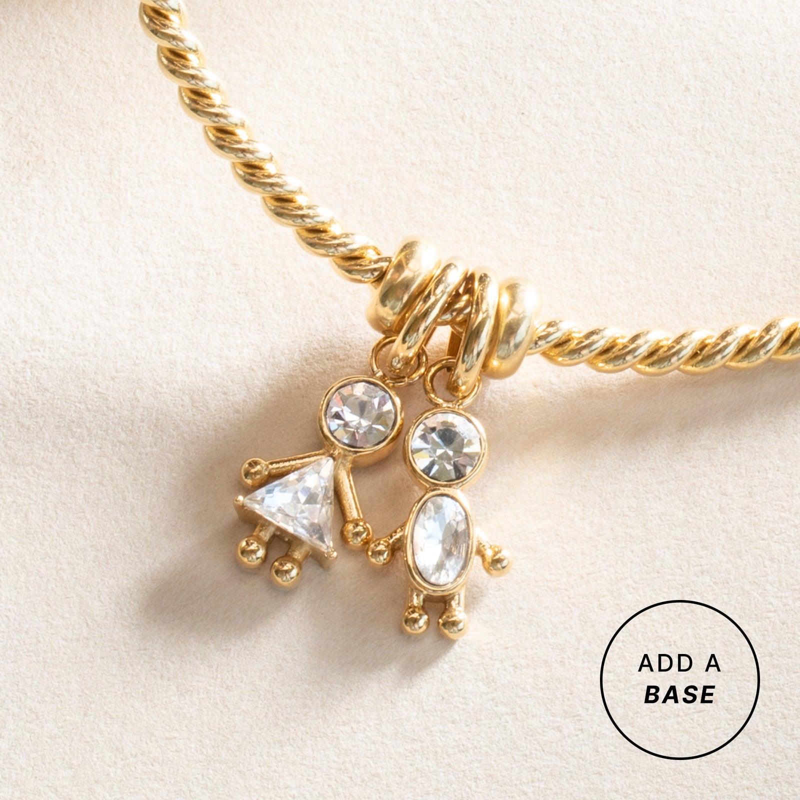 Crystal Boy Interchangeable Charm