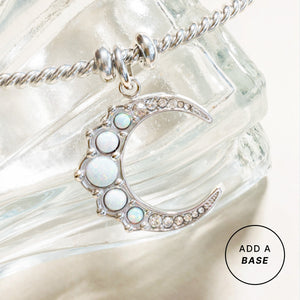 Opal Moon Interchangeable Charm