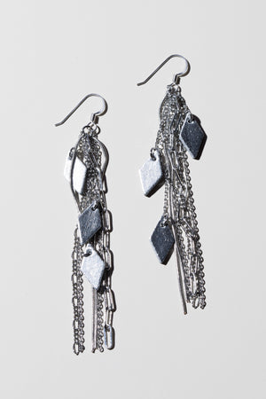 Vintage Silver Jolene Earrings