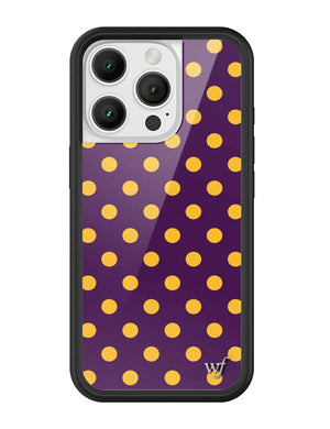 Polka Dot | Purple and Yellow iPhone Case