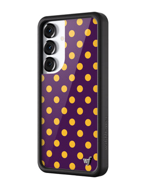 Polka Dot | Purple and Yellow Samsung Galaxy Case