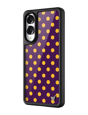 Polka Dot | Purple and Yellow Samsung Galaxy Case