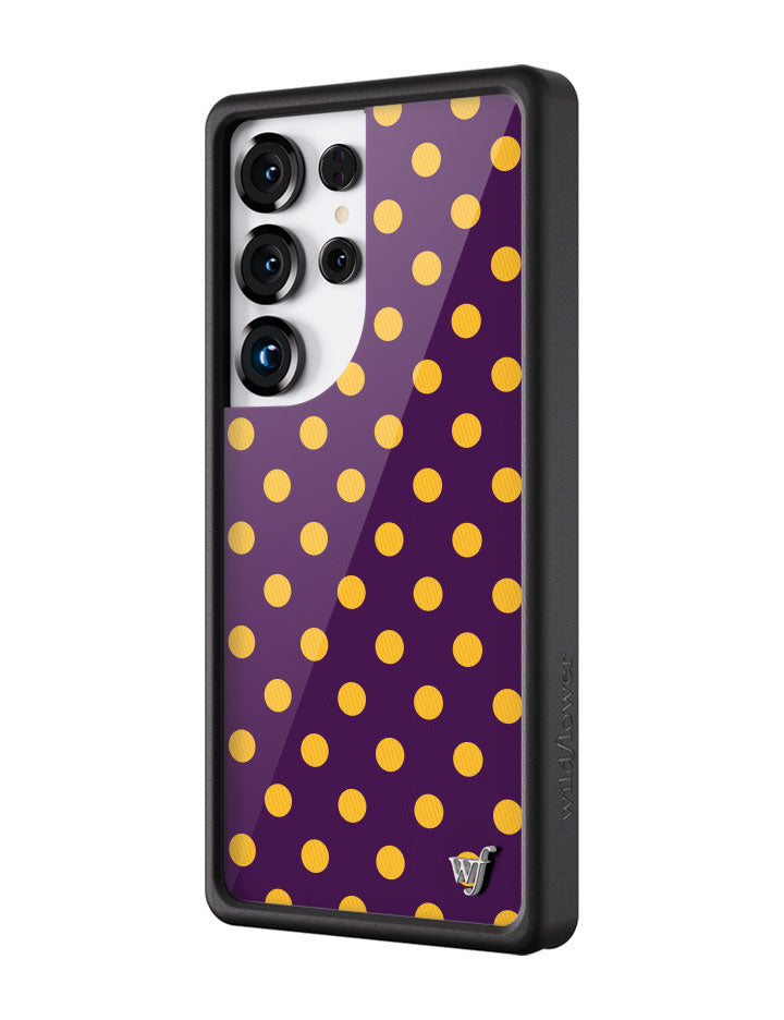 Polka Dot | Purple and Yellow Samsung Galaxy Case