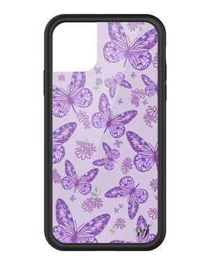 Lavender Butterfly iPhone Case