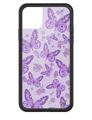 Lavender Butterfly iPhone Case