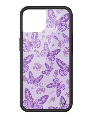 Lavender Butterfly iPhone Case