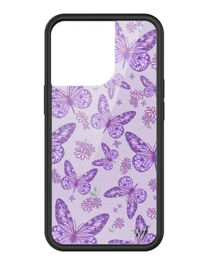 Lavender Butterfly iPhone Case