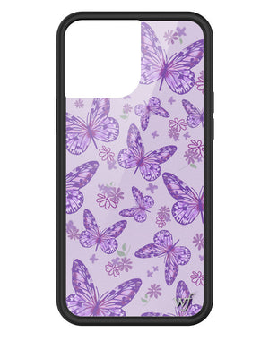 Lavender Butterfly iPhone Case