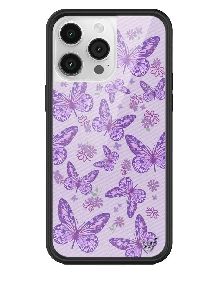 Lavender Butterfly iPhone Case