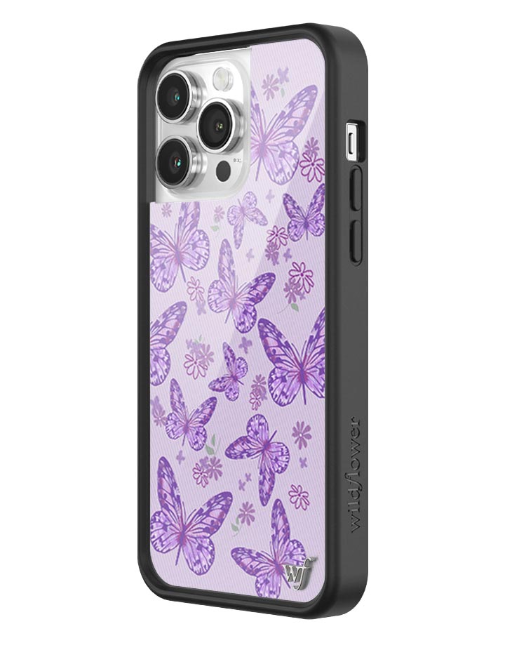 Lavender Butterfly iPhone Case
