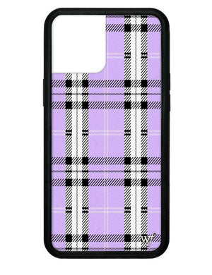Plaid | Lavender iPhone Case