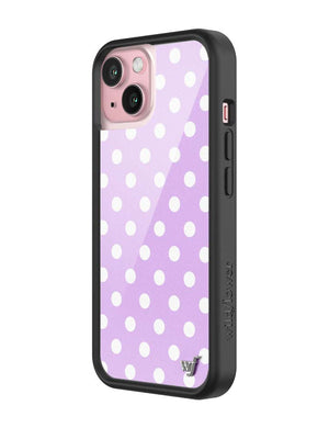 Polka Dot | Lavender and White iPhone Case
