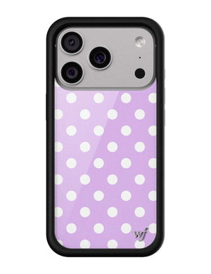 Polka Dot | Lavender and White iPhone Case