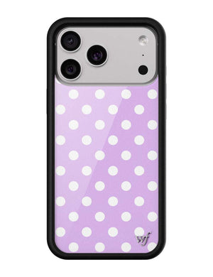 Polka Dot | Lavender and White iPhone Case