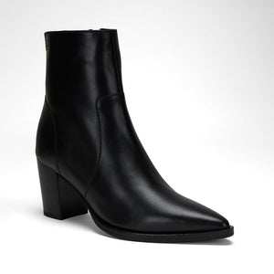 Loyal West Pointed Leather Booties