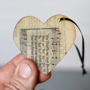 Song & Scripture Heart Ornaments ✨