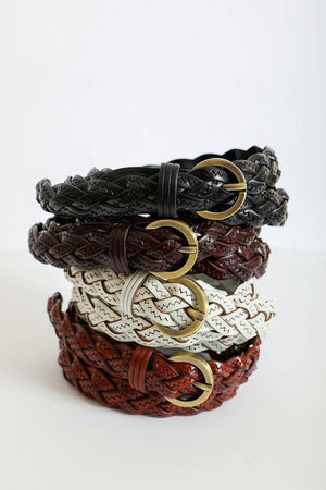 Classic Braided Leather Belt – Timeless Style for Every Outfit 🤎⛓️