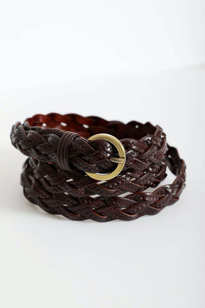 Classic Braided Leather Belt – Timeless Style for Every Outfit 🤎⛓️