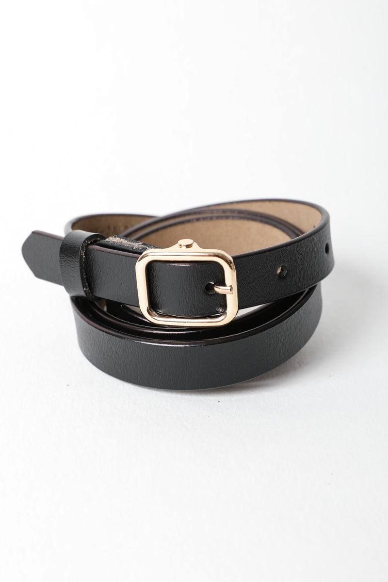 Versatile Skinny Leather Belt – Perfect for Any Outfit 💫
