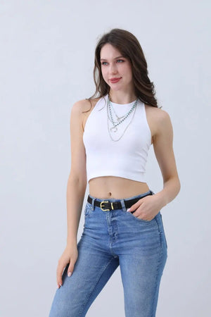 Faux Alligator Skin Leather Belt - Perfect for Any Outfit Leto Collection