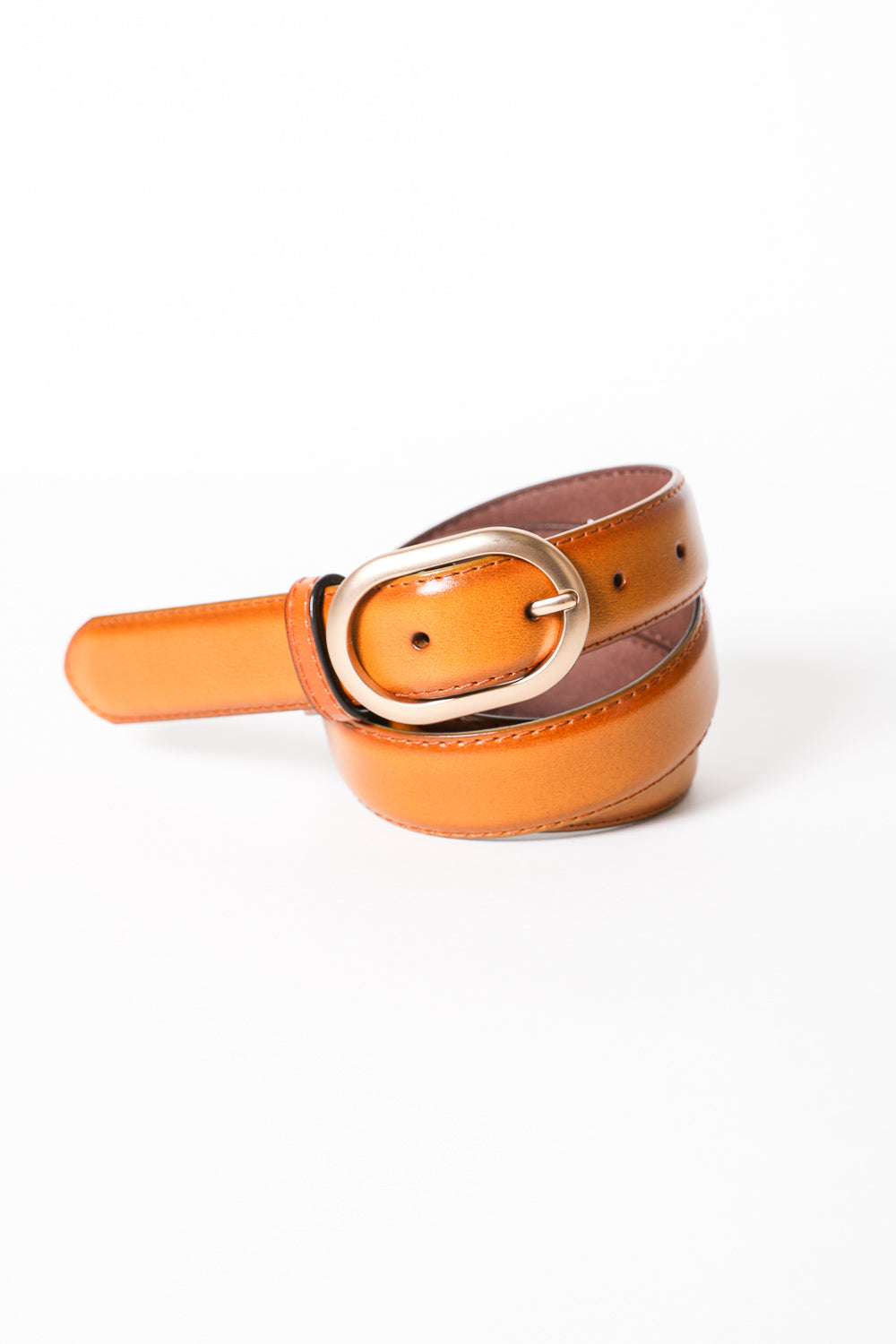 Chic Rose Gold Waist Belt – Matte Finish & Versatile Style