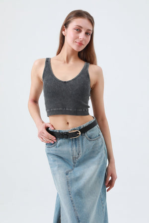 Sleek U-Shape Metal Buckle Minimalist Belt Leto Collection