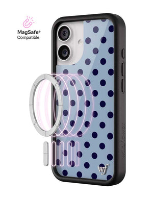 Polka Dot | Blue and Navy Blue Iphone Case
