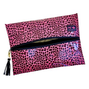 Pink Patent Leopard