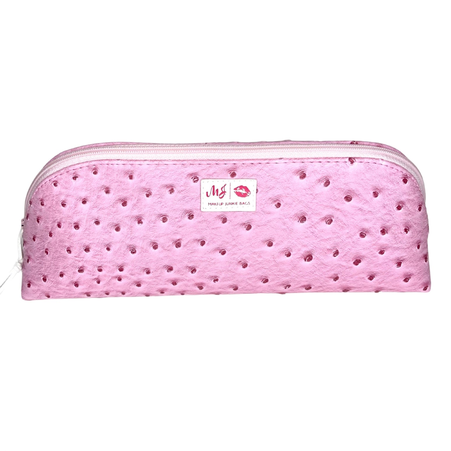Blush Ostrich Joey Pouch